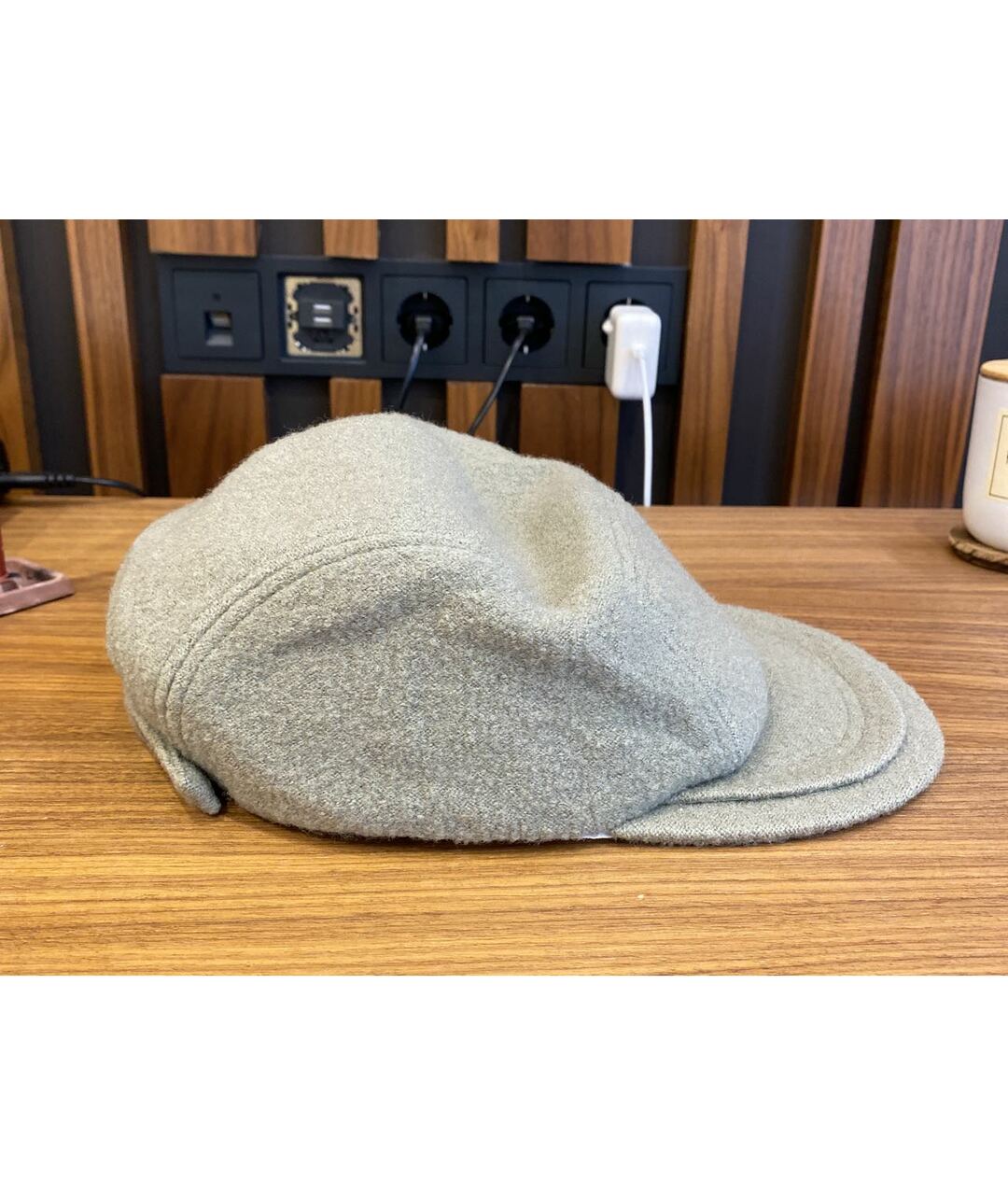 JACQUEMUS Бежевая шерстяная кепка/бейсболка, фото 3