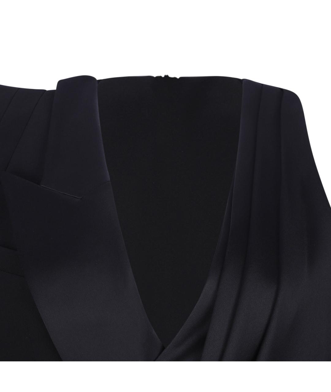 BALMAIN Черное хлопковое повседневное платье, фото 3