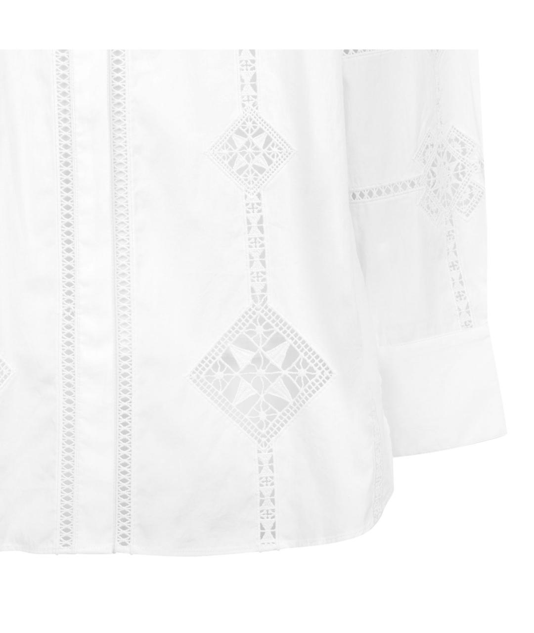 ISABEL MARANT Белая хлопковая рубашка, фото 4