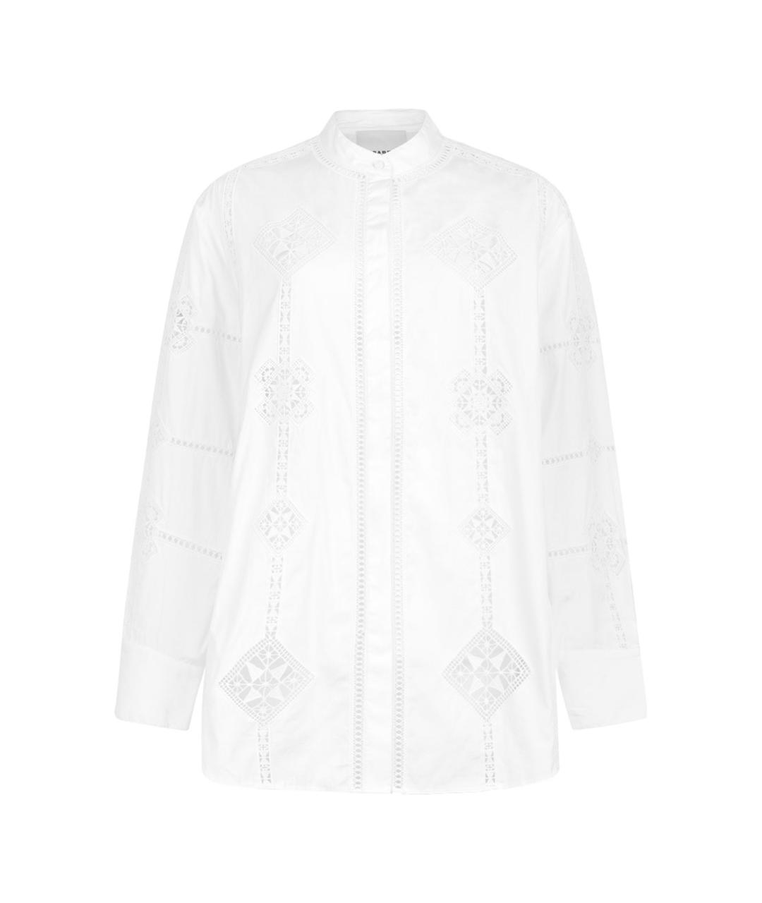 ISABEL MARANT Белая хлопковая рубашка, фото 1