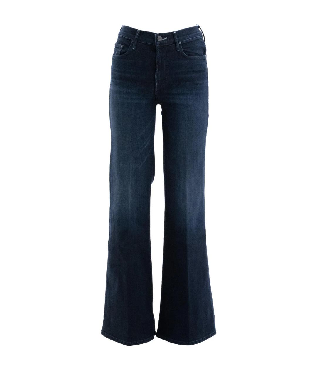 MOTHER Синие хлопковые джинсы клеш, фото 1