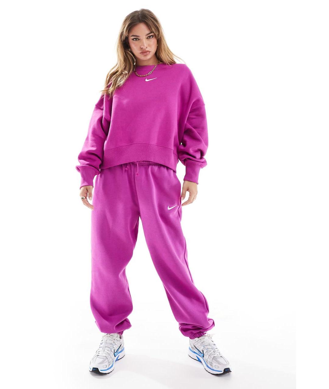 NIKE Фуксия хлопковый спортивные костюмы, фото 2