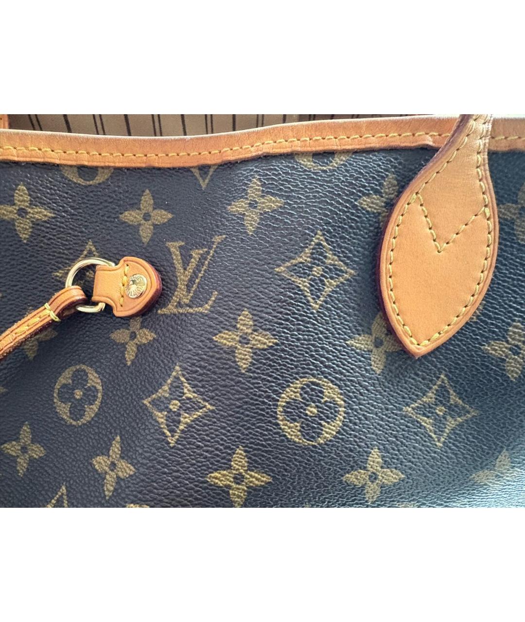 LOUIS VUITTON Коричневая сумка тоут, фото 6