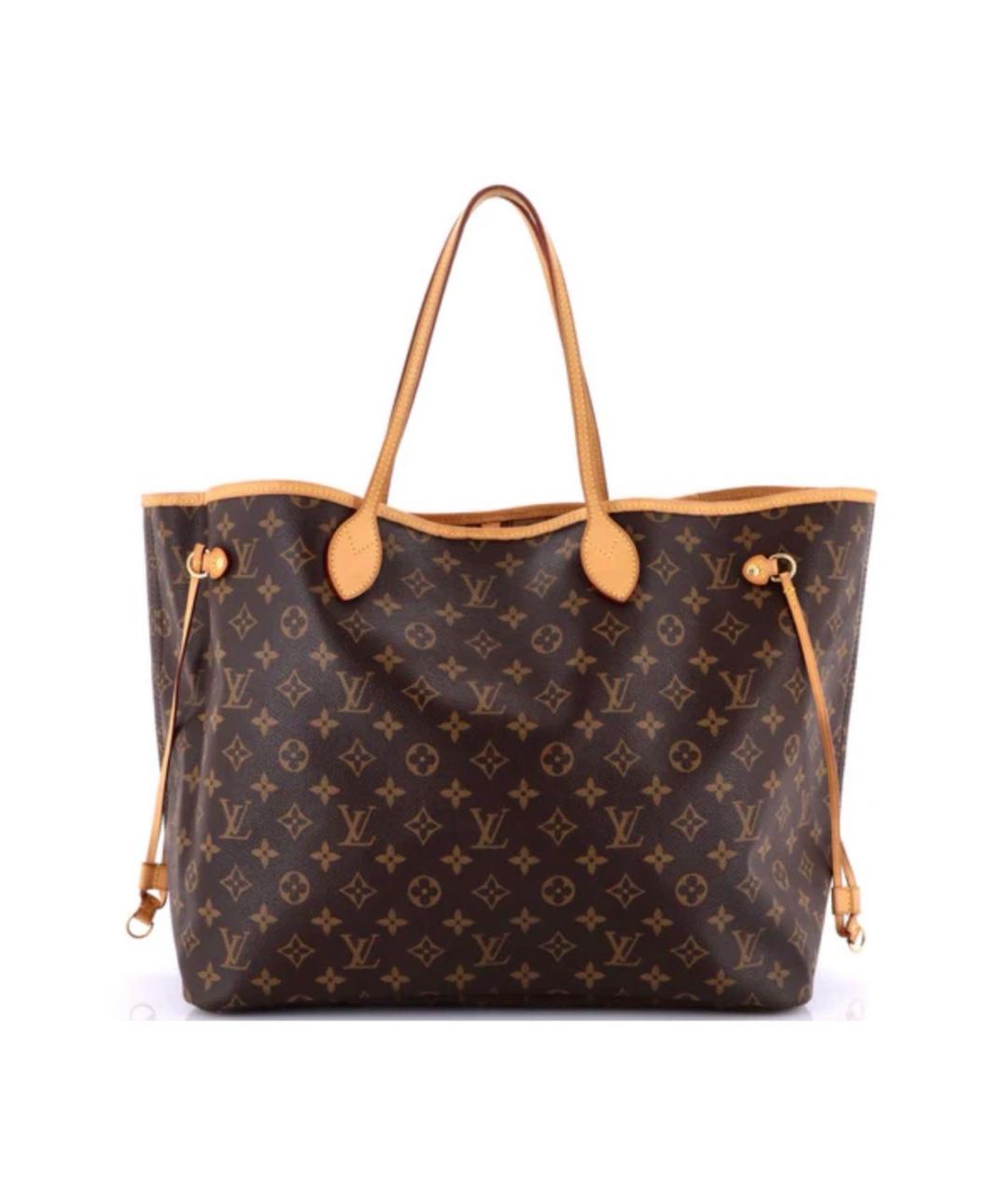 LOUIS VUITTON Коричневая сумка тоут, фото 1