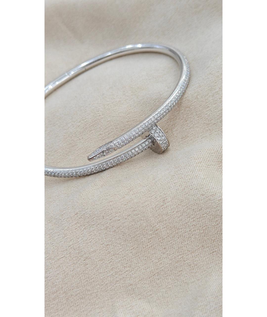 CARTIER Серебрянный браслет из белого золота, фото 5