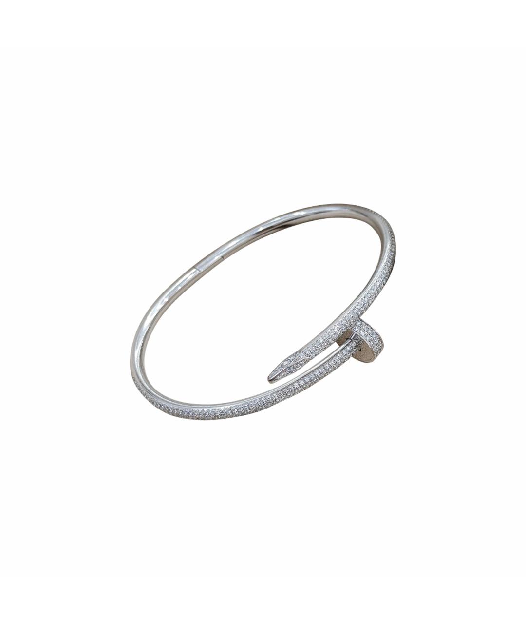 CARTIER Серебрянный браслет из белого золота, фото 1