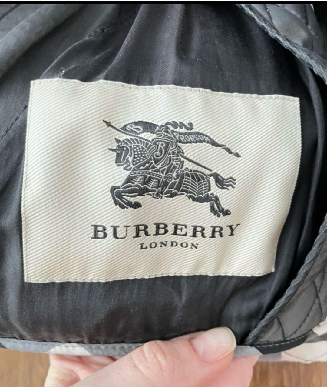 BURBERRY Серая куртка, фото 3