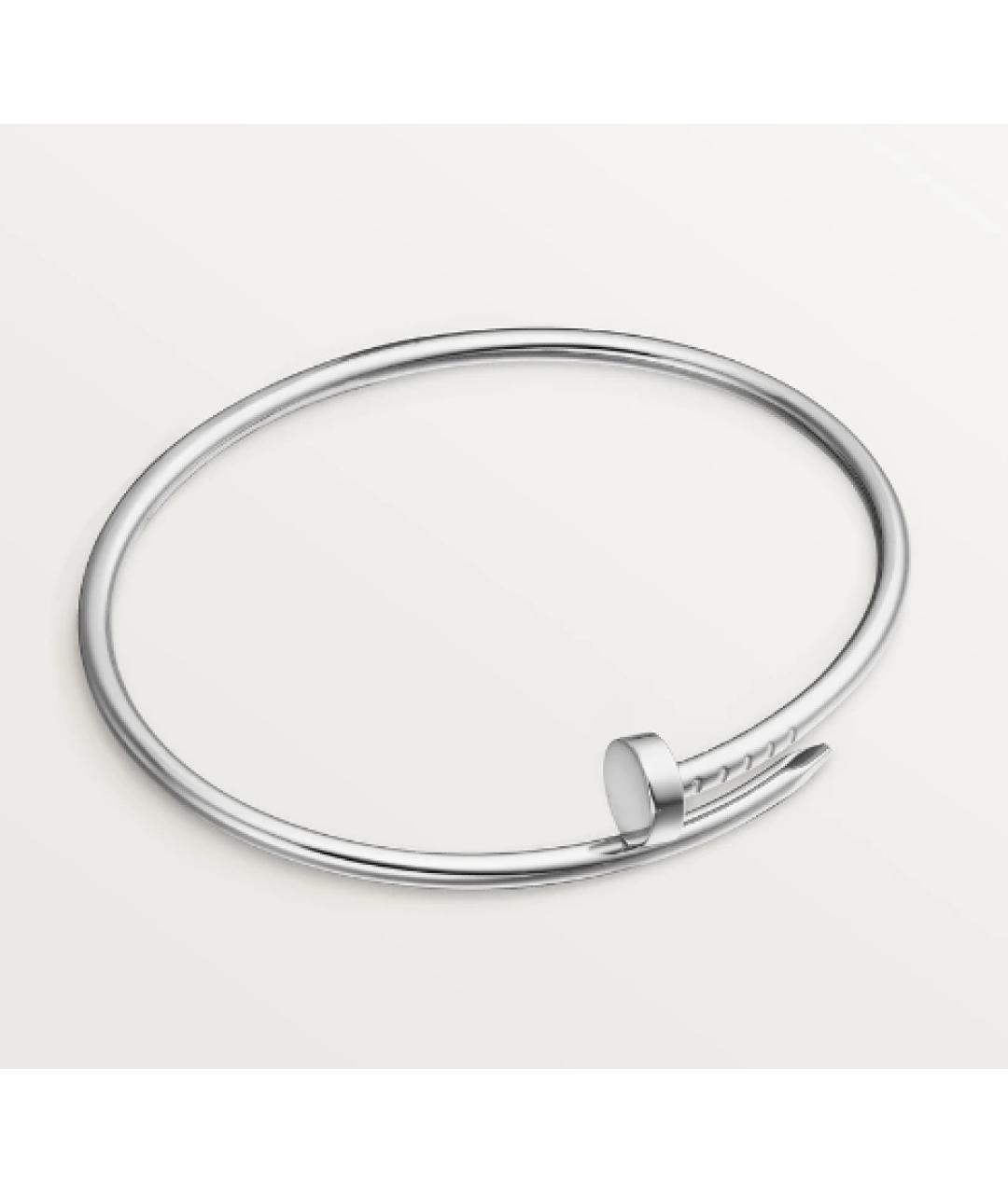 CARTIER Серебрянный браслет из белого золота, фото 6