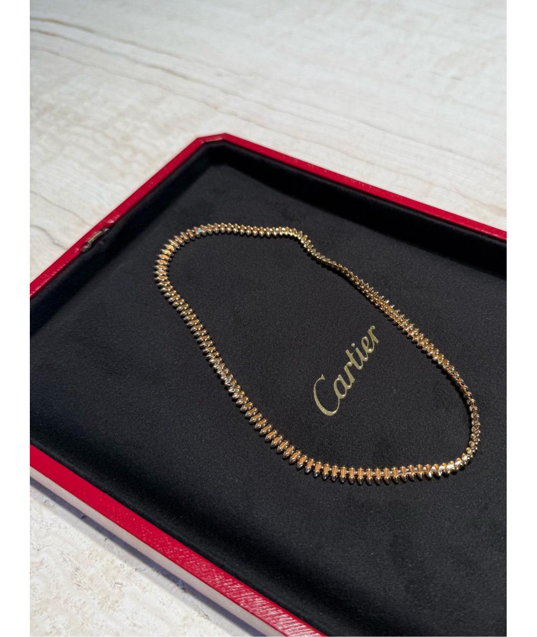 CARTIER Золотое колье из розового золота, фото 3