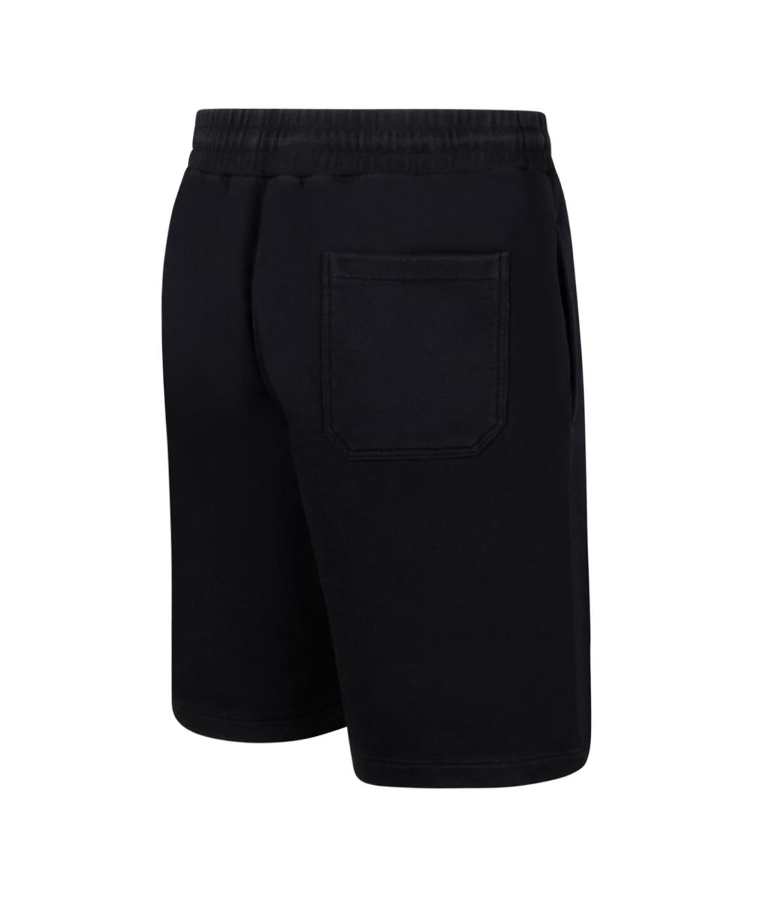 GOLDEN GOOSE DELUXE BRAND Черные хлопковые шорты, фото 3