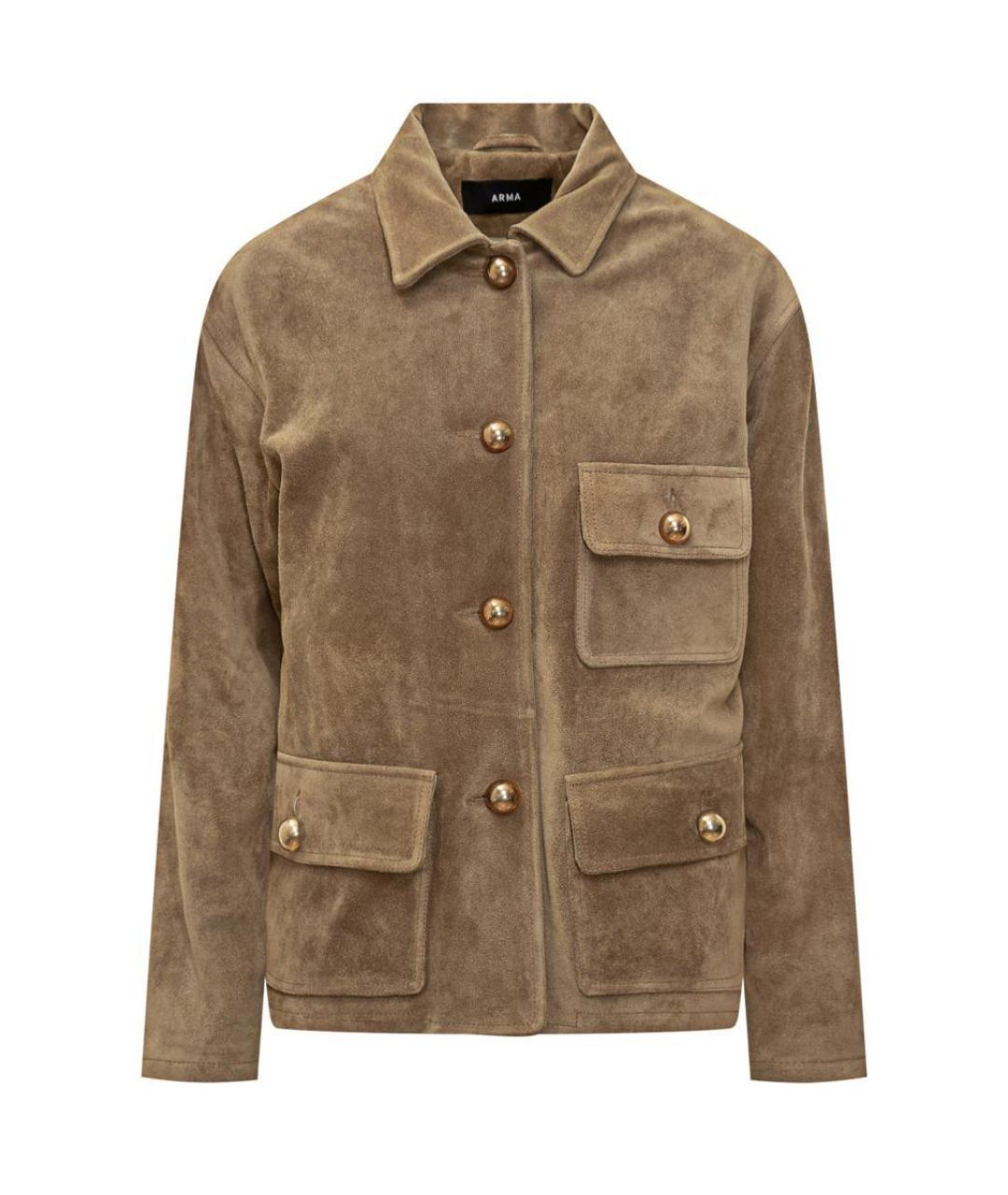 ARMA Зеленая замшевая куртка, фото 1