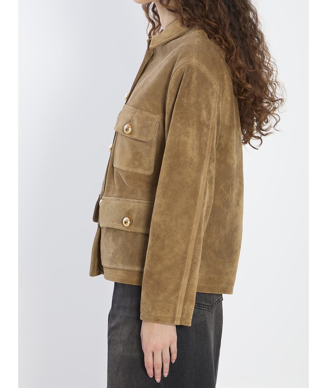 ARMA Зеленая замшевая куртка, фото 4