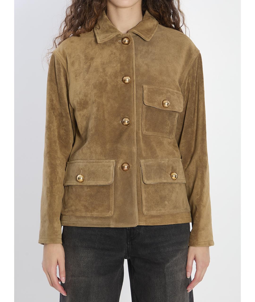 ARMA Зеленая замшевая куртка, фото 2