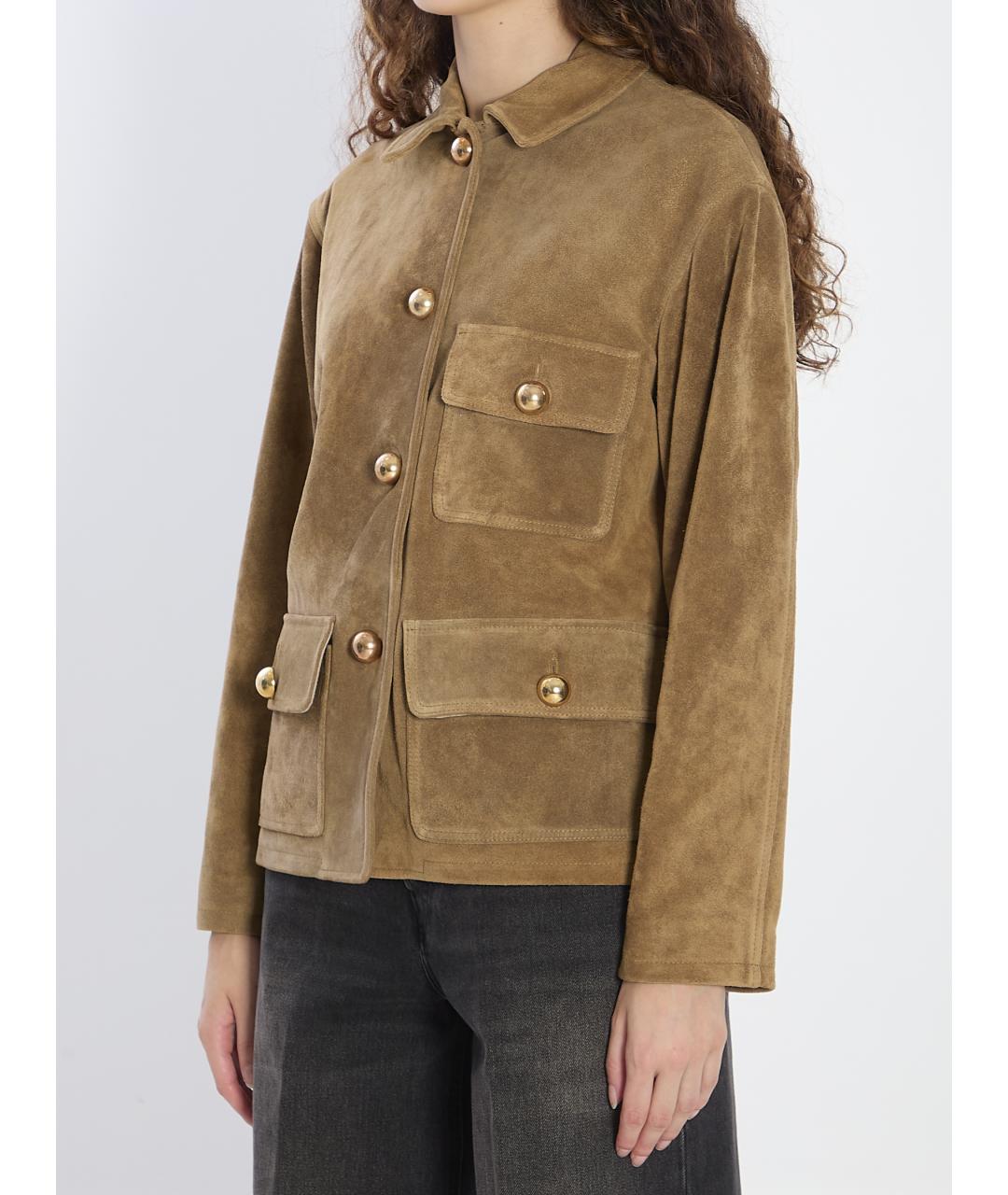 ARMA Зеленая замшевая куртка, фото 3