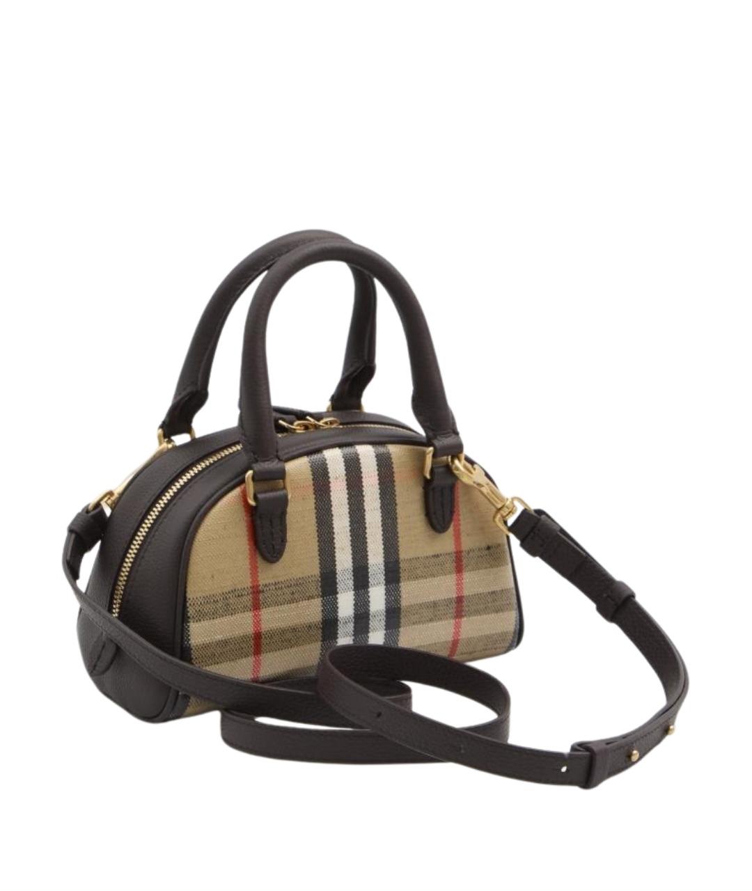 BURBERRY Бежевая кожаная сумка через плечо, фото 2