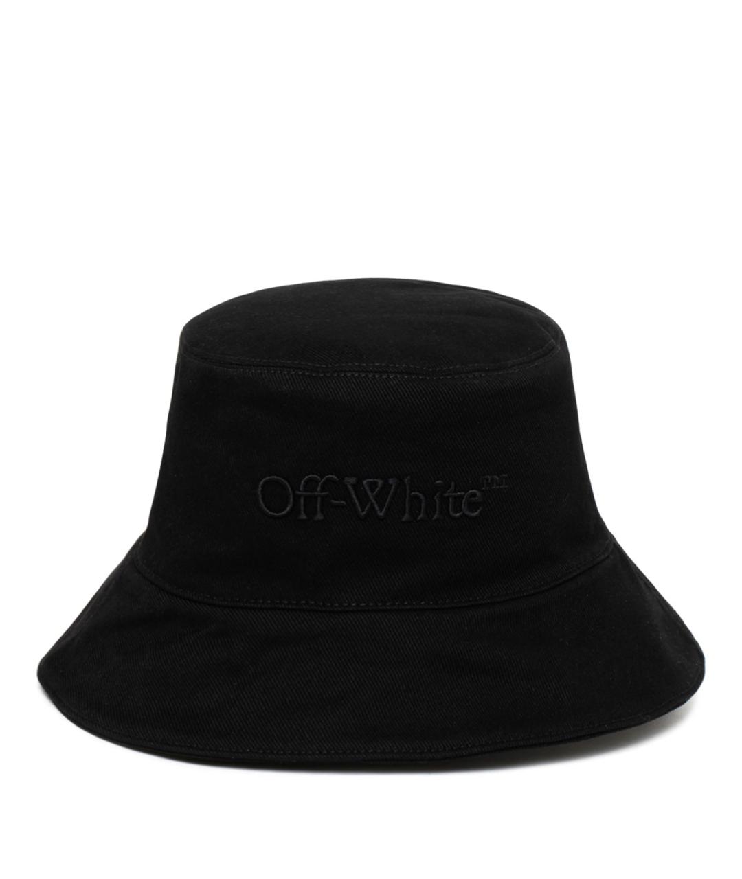 OFF-WHITE Черная хлопковая шляпа, фото 1