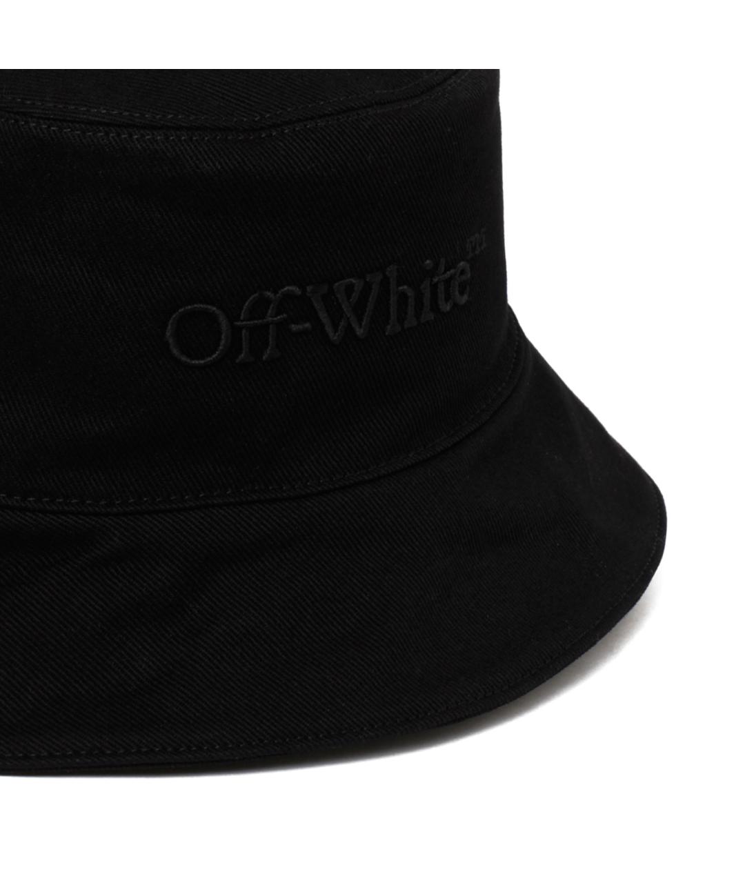 OFF-WHITE Черная хлопковая шляпа, фото 2