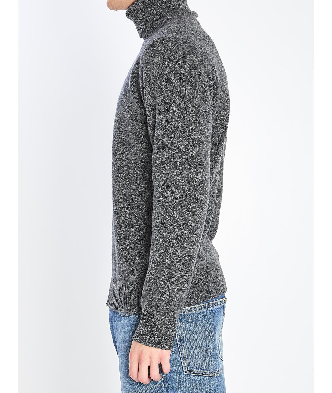 ROBERTO COLLINA Серый шерстяной джемпер / свитер, фото 4