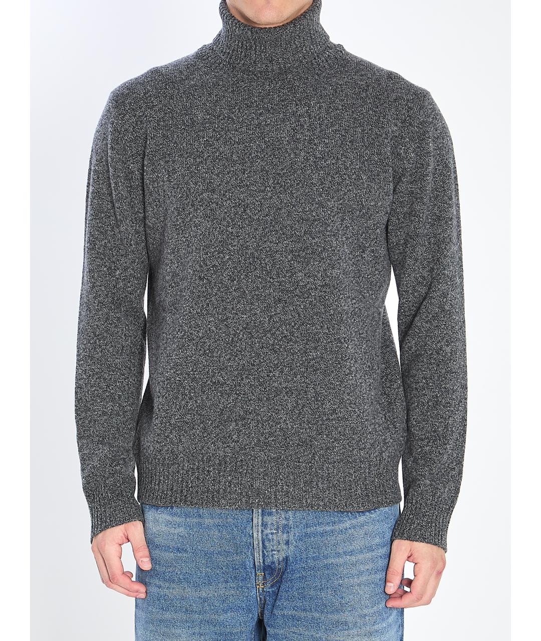 ROBERTO COLLINA Серый шерстяной джемпер / свитер, фото 2