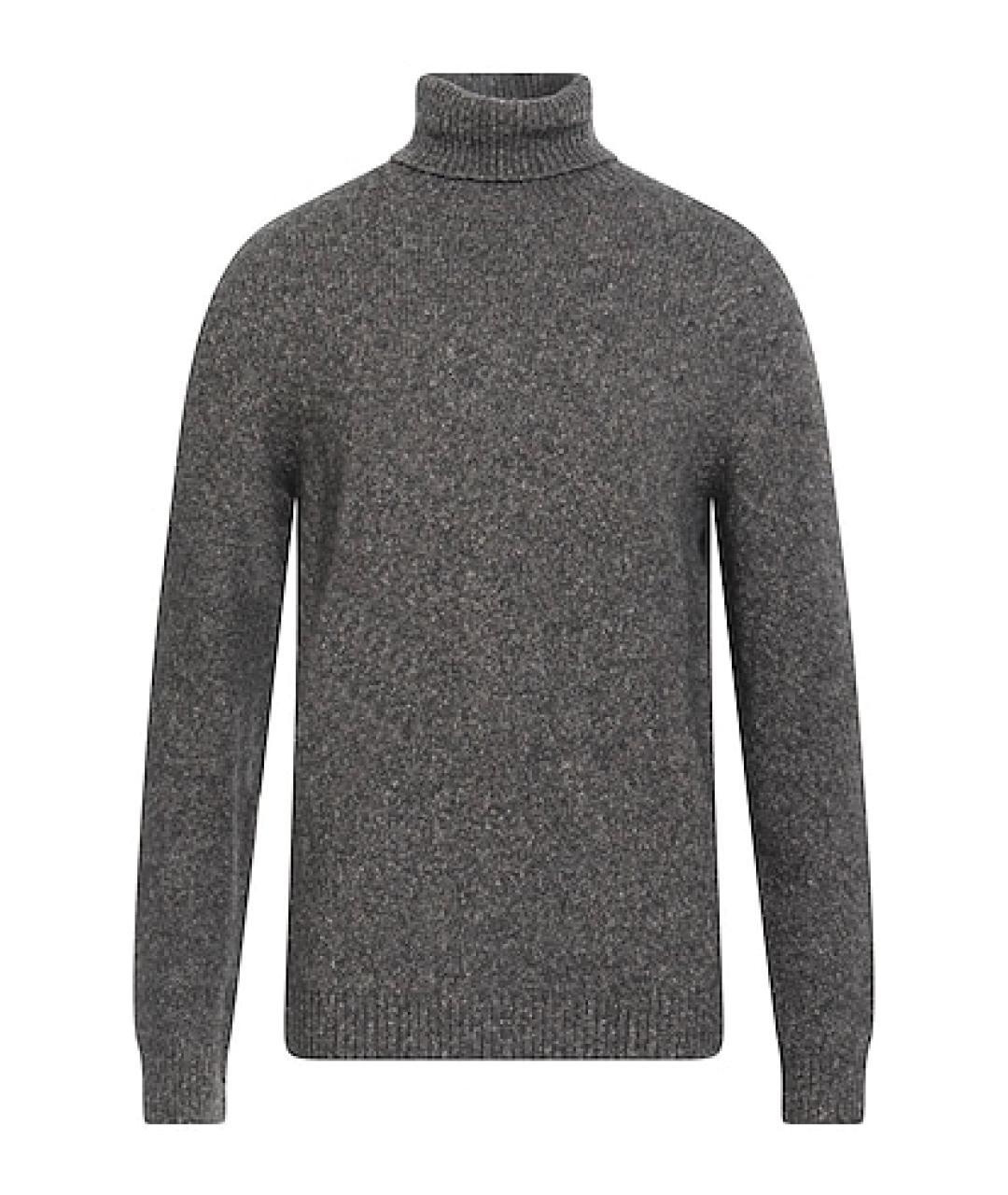 ROBERTO COLLINA Серый шерстяной джемпер / свитер, фото 1