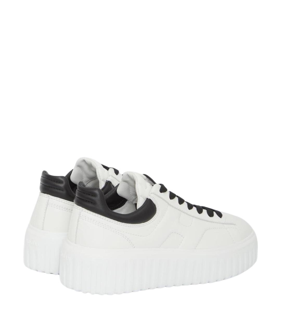 HOGAN Белые кожаные кроссовки, фото 3