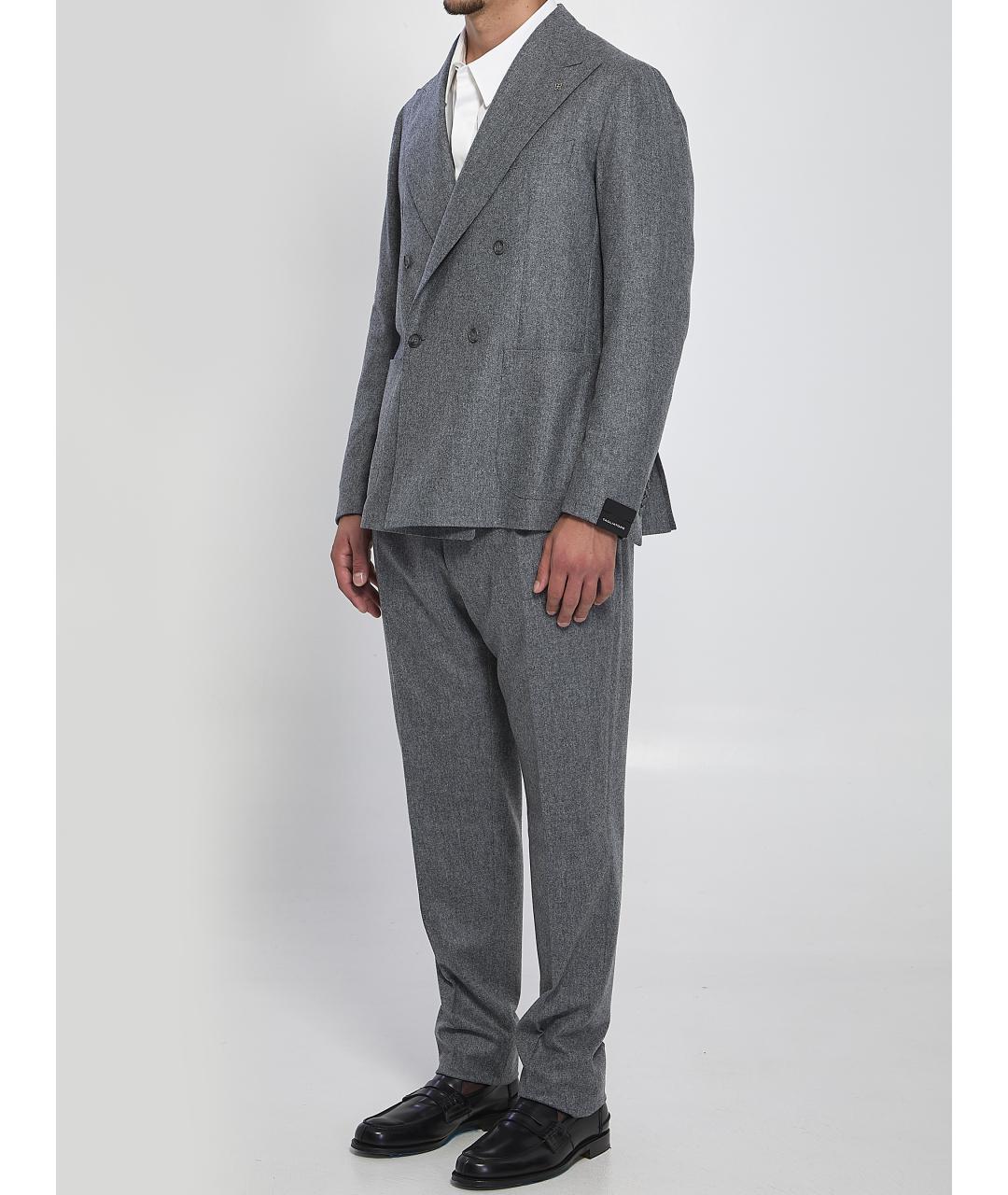 TAGLIATORE Серый классический костюм, фото 3