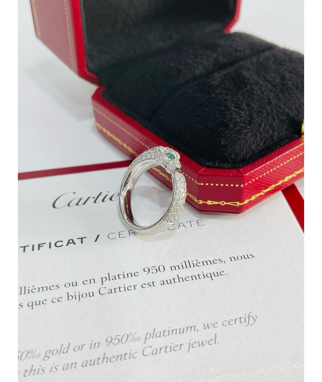 CARTIER Серебряное кольцо из белого золота, фото 3
