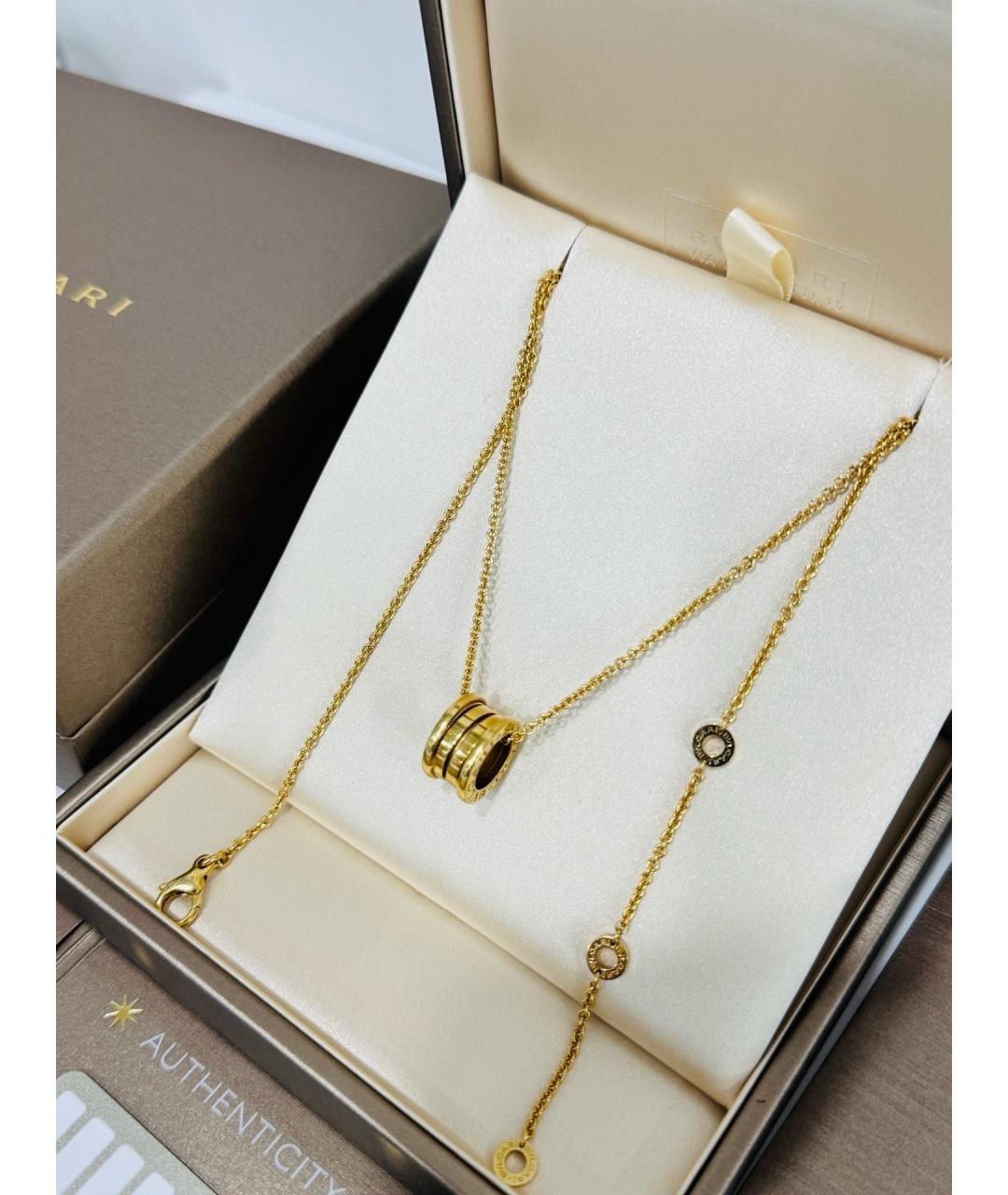 BVLGARI Золотое колье из желтого золота, фото 3