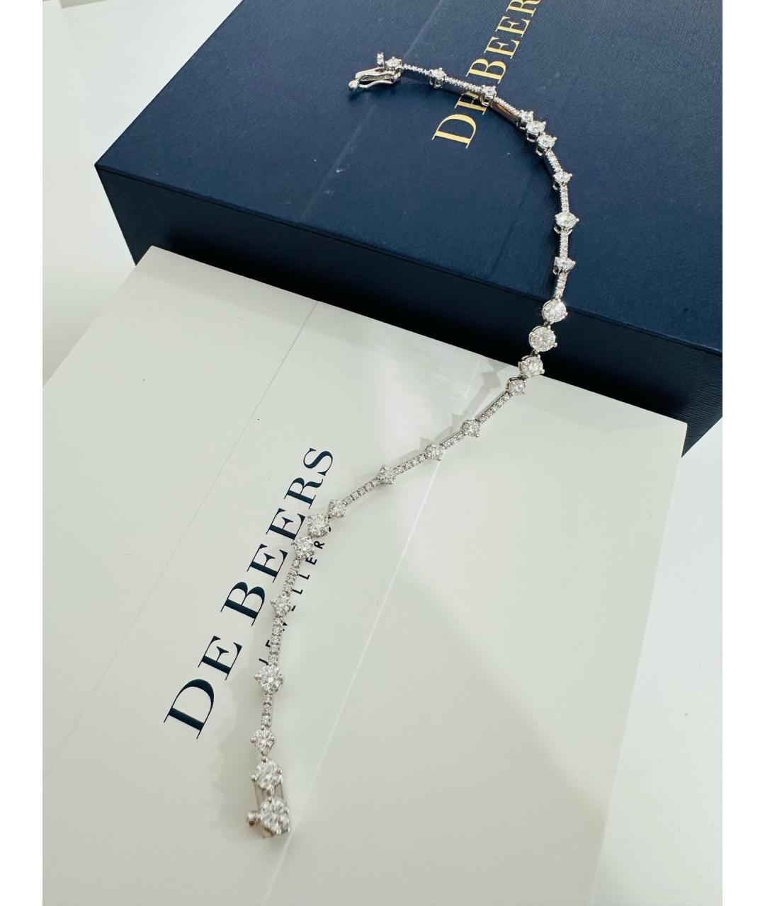 DE BEERS Серебрянный браслет из белого золота, фото 4