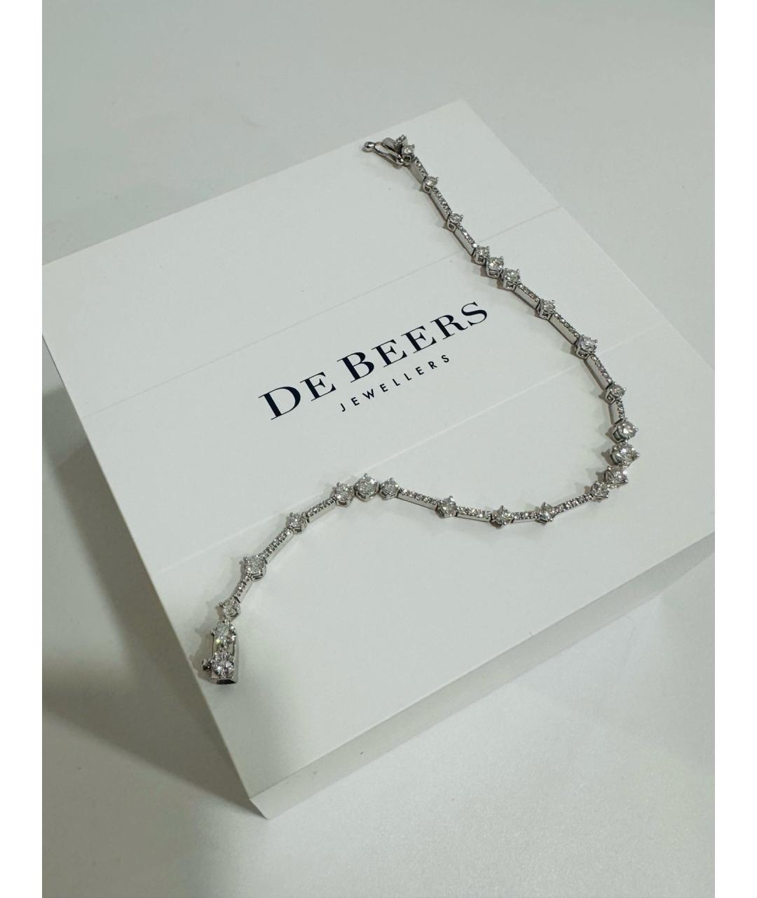 DE BEERS Серебрянный браслет из белого золота, фото 3
