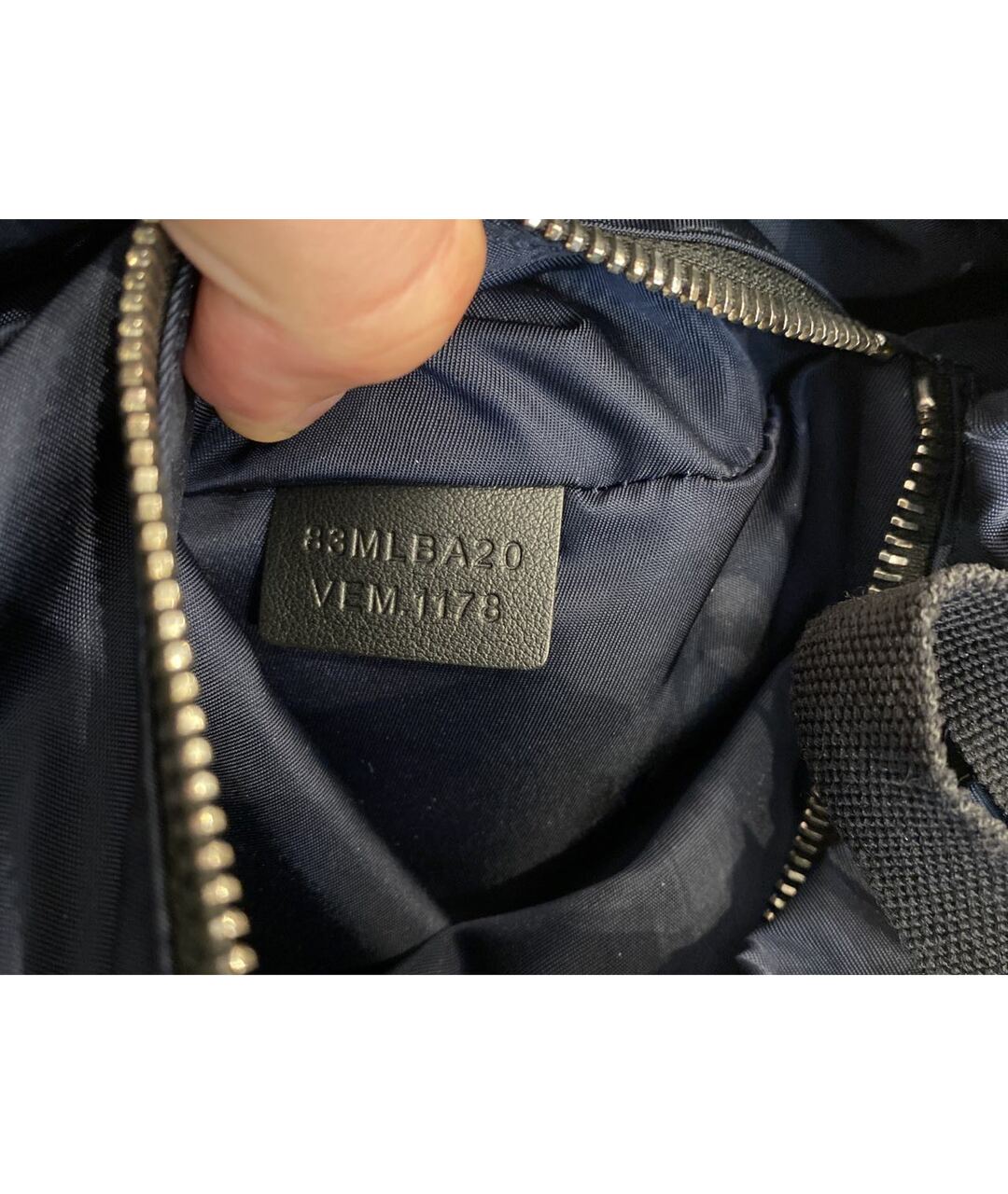 CALVIN KLEIN 205W39NYC Темно-синий синтетический рюкзак, фото 5