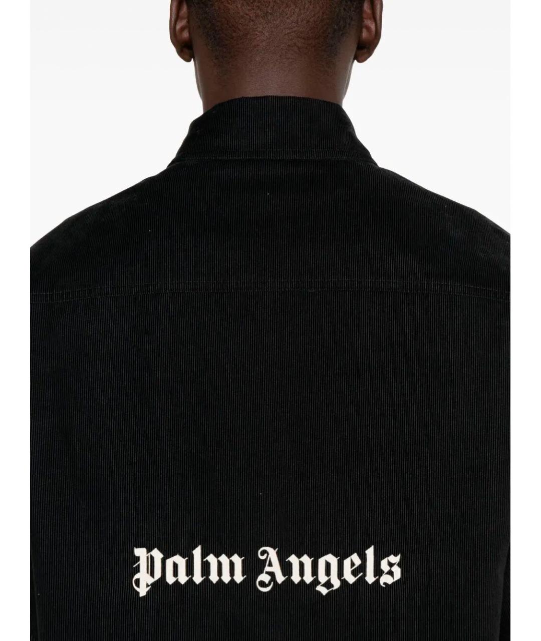PALM ANGELS Черная хлопковая куртка, фото 4