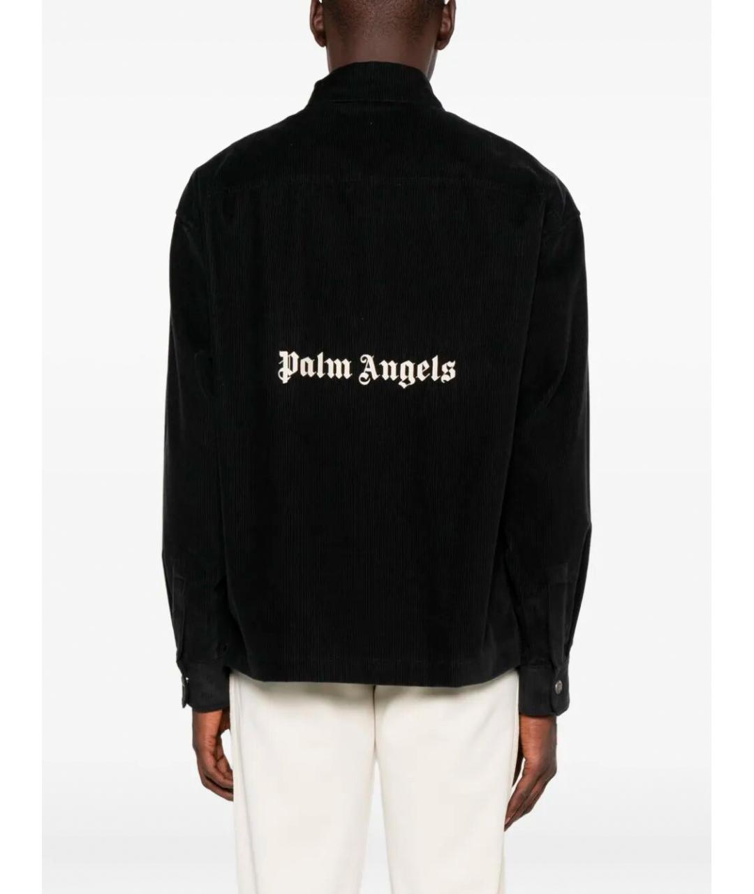 PALM ANGELS Черная хлопковая куртка, фото 3