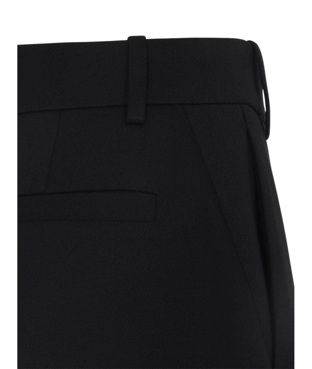 GIVENCHY Черные шерстяные брюки широкие, фото 4