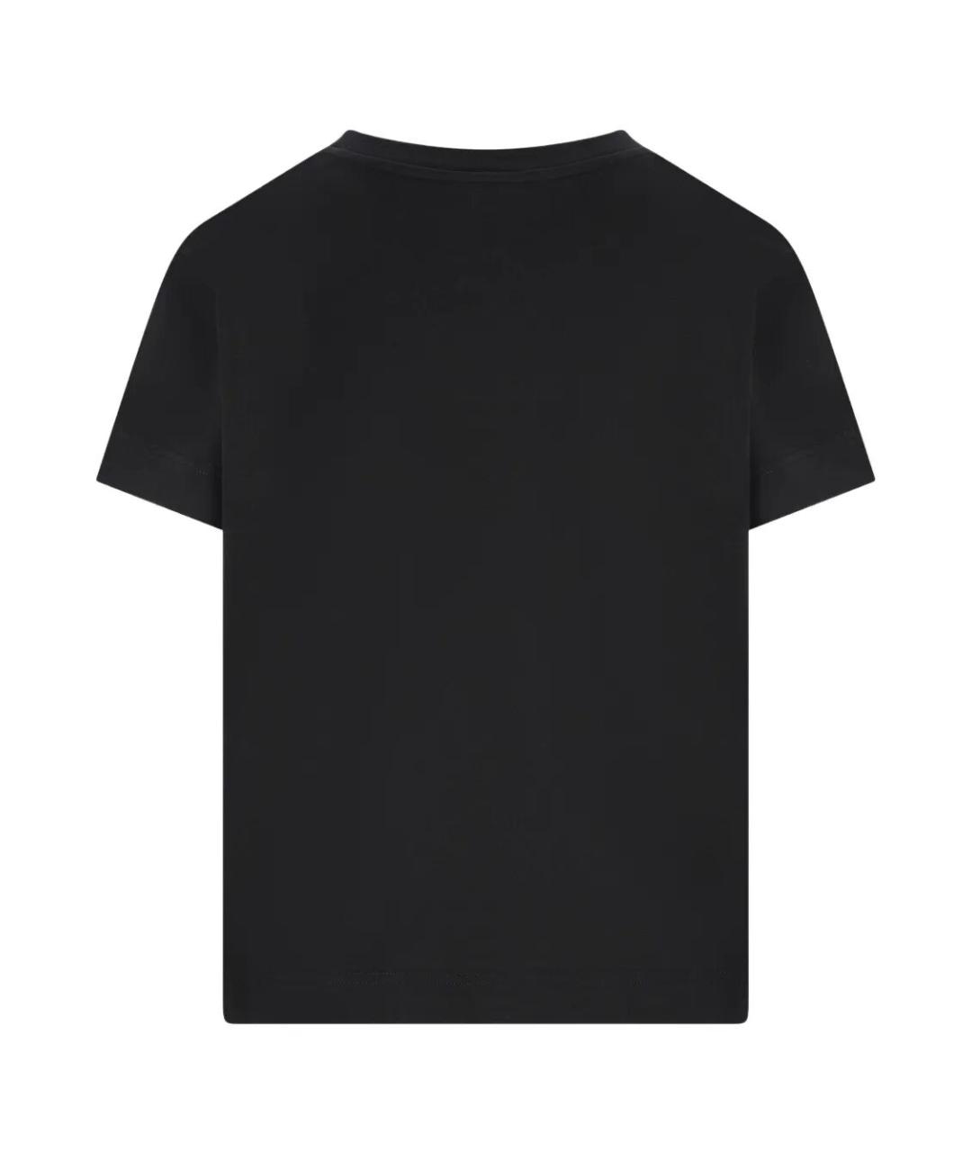 GIVENCHY Черная хлопковая футболка, фото 2