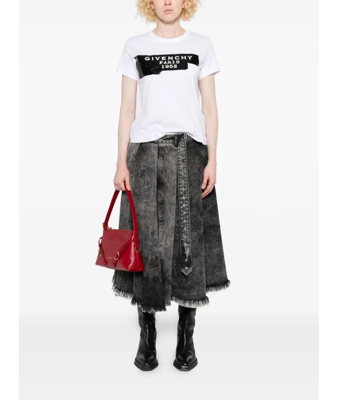 GIVENCHY Белая хлопковая футболка, фото 2