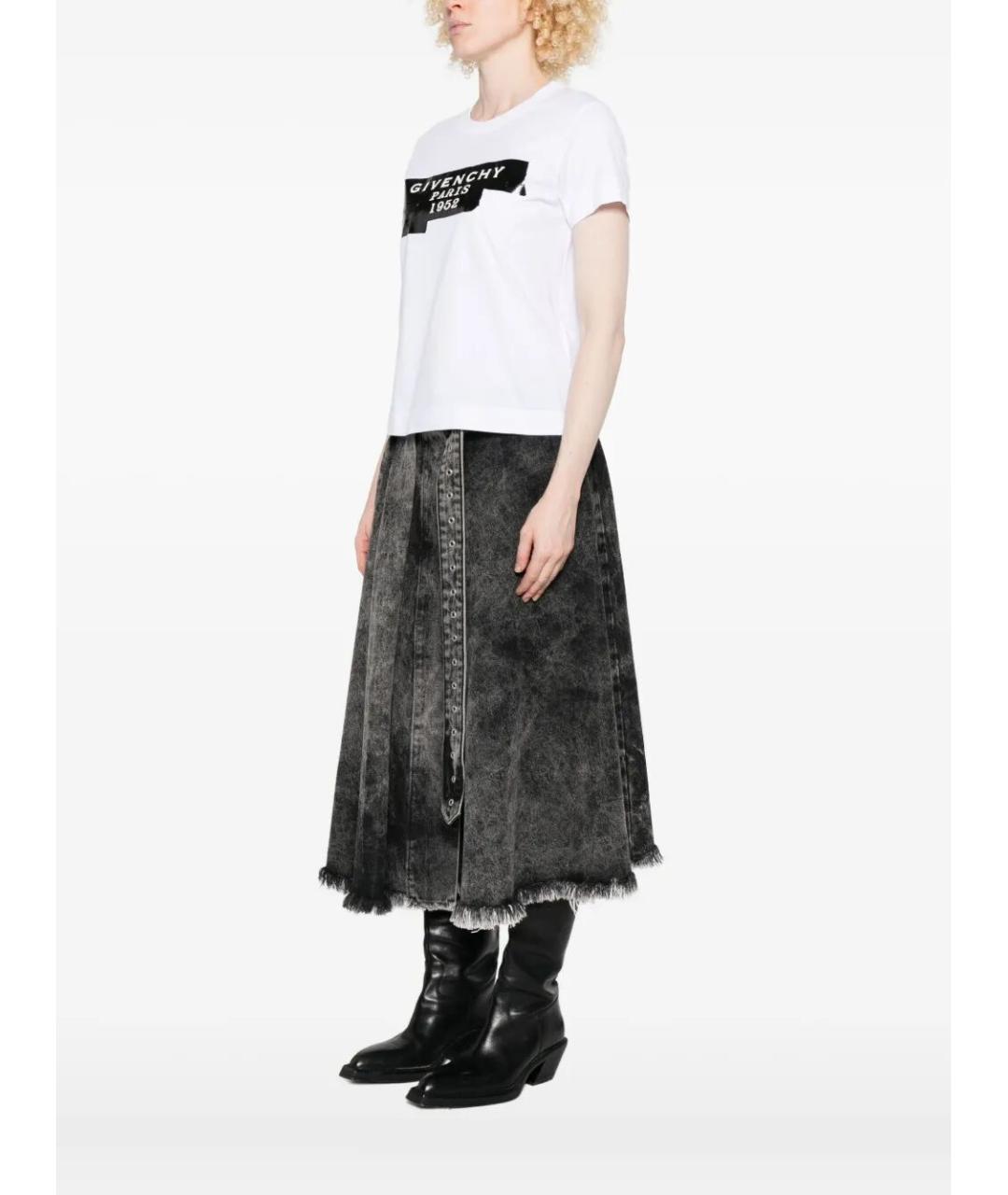 GIVENCHY Белая хлопковая футболка, фото 3