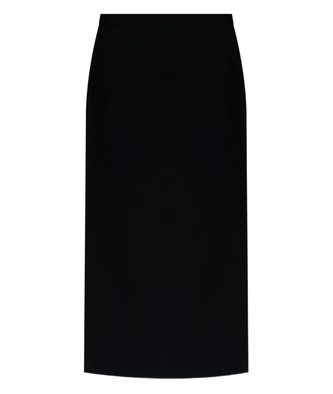 GIVENCHY Черная вискозная юбка миди, фото 1