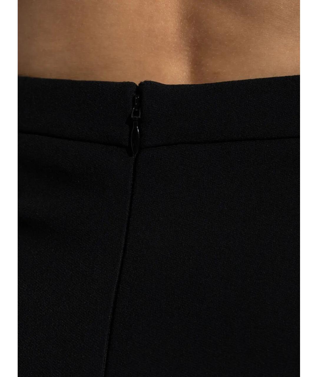 GIVENCHY Черная вискозная юбка миди, фото 4