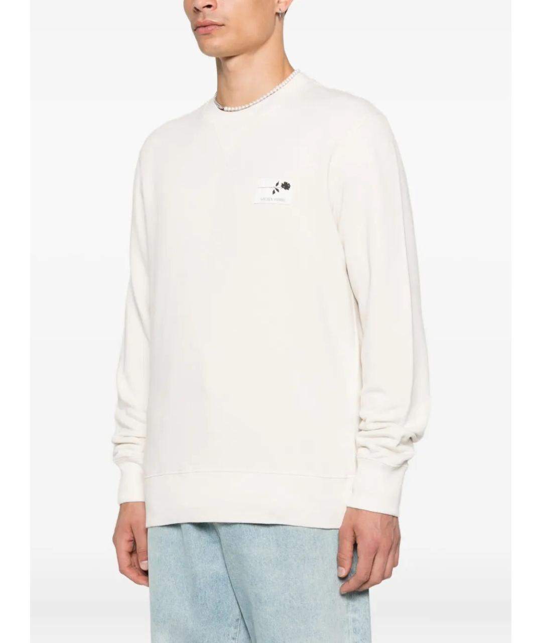 GOLDEN GOOSE DELUXE BRAND Белый хлопковый джемпер / свитер, фото 4