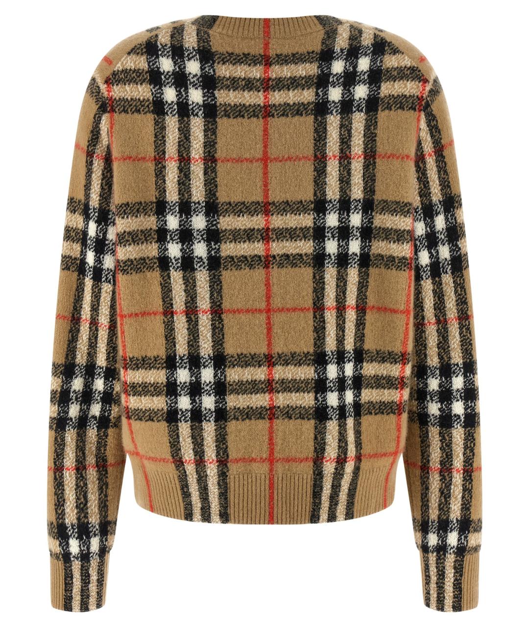 BURBERRY Бежевый кашемировый кардиган, фото 2
