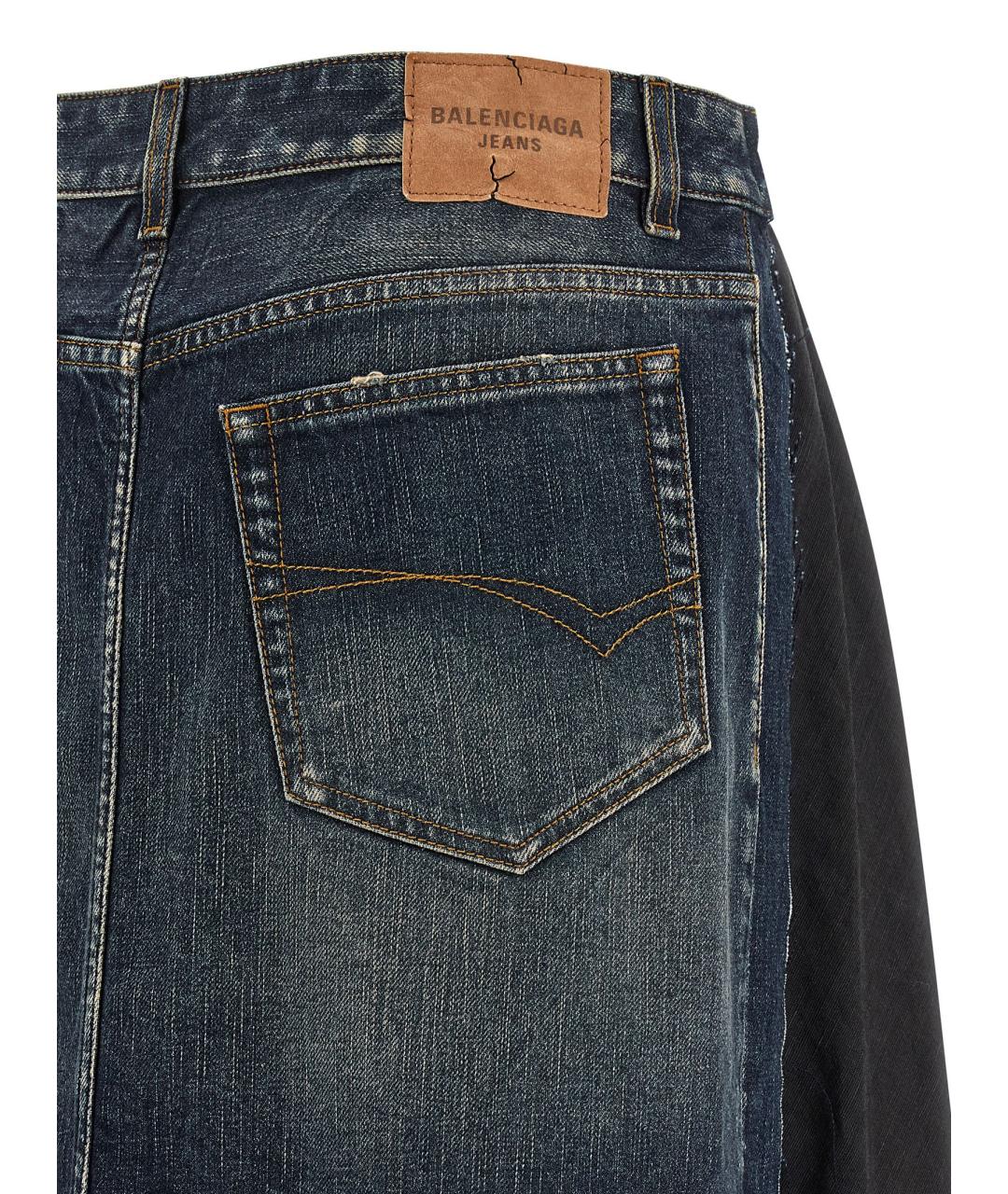BALENCIAGA Мульти юбка миди, фото 4