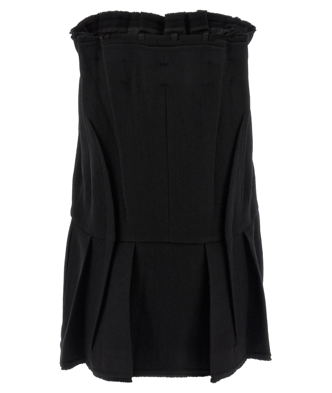 PRADA Черное шерстяное платье, фото 2