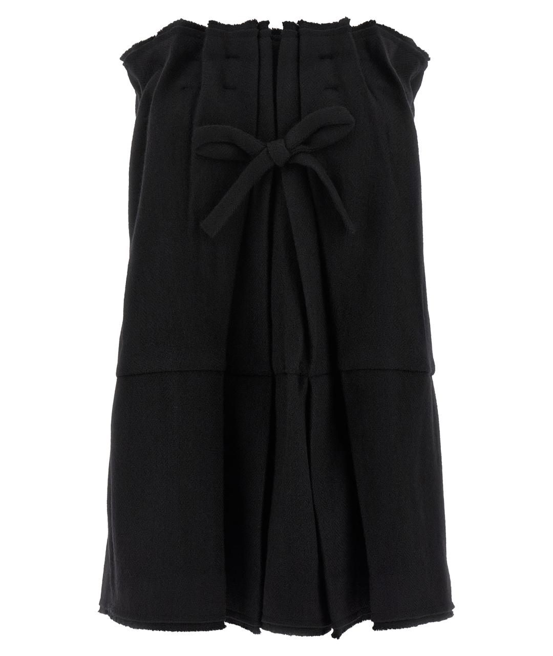 PRADA Черное шерстяное платье, фото 1