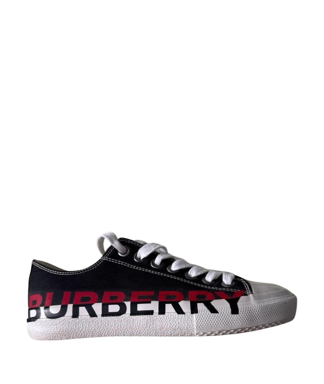 BURBERRY Текстильные кеды, фото 1