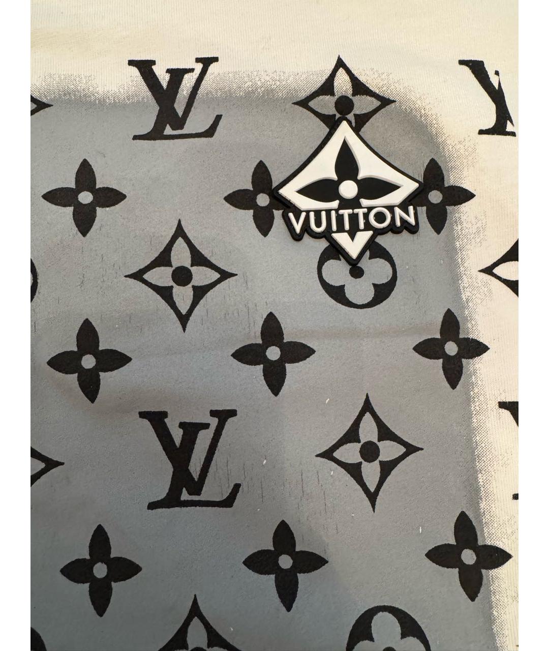 LOUIS VUITTON Белая хлопковая футболка, фото 5