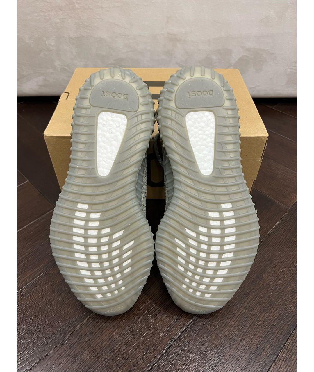 ADIDAS YEEZY Хаки низкие кроссовки / кеды, фото 5