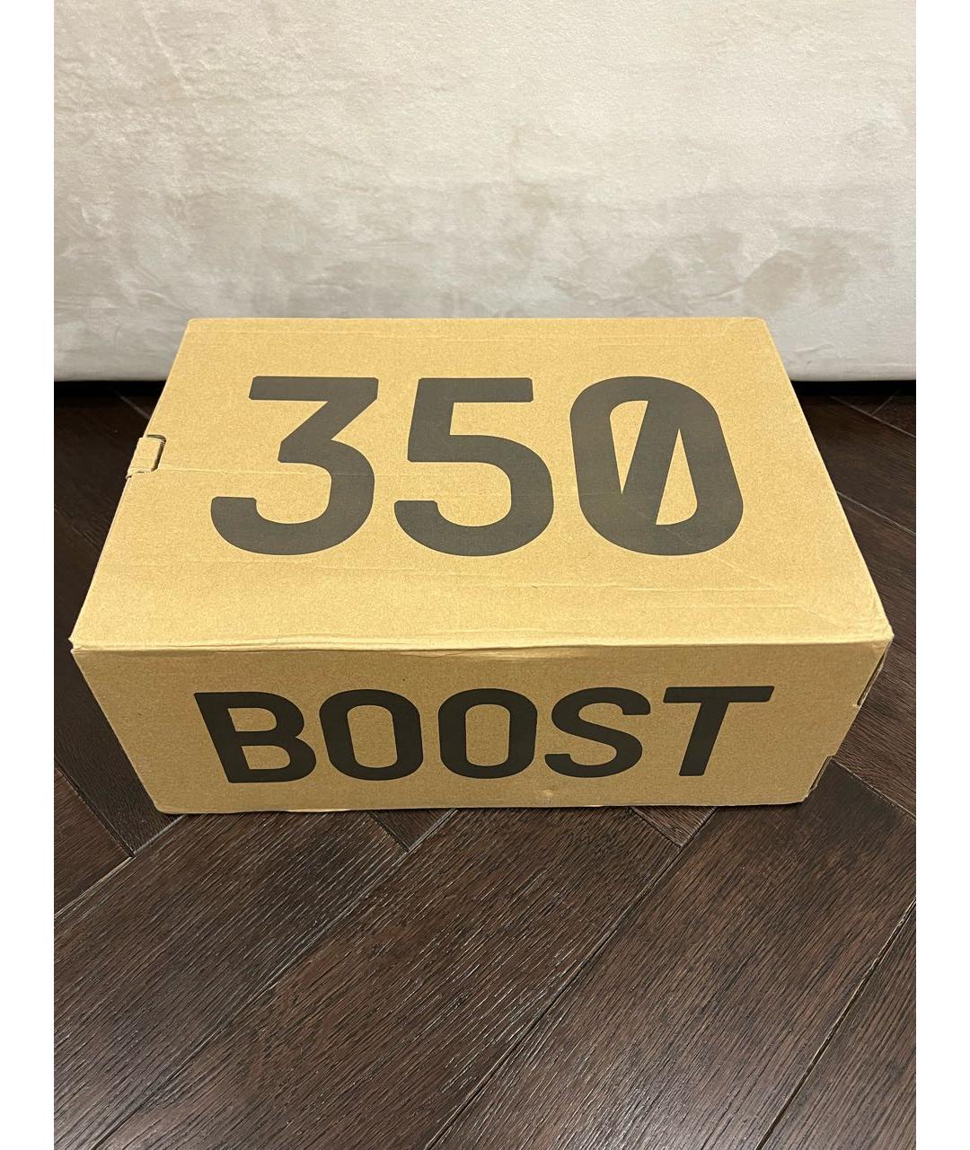 ADIDAS YEEZY Хаки низкие кроссовки / кеды, фото 7