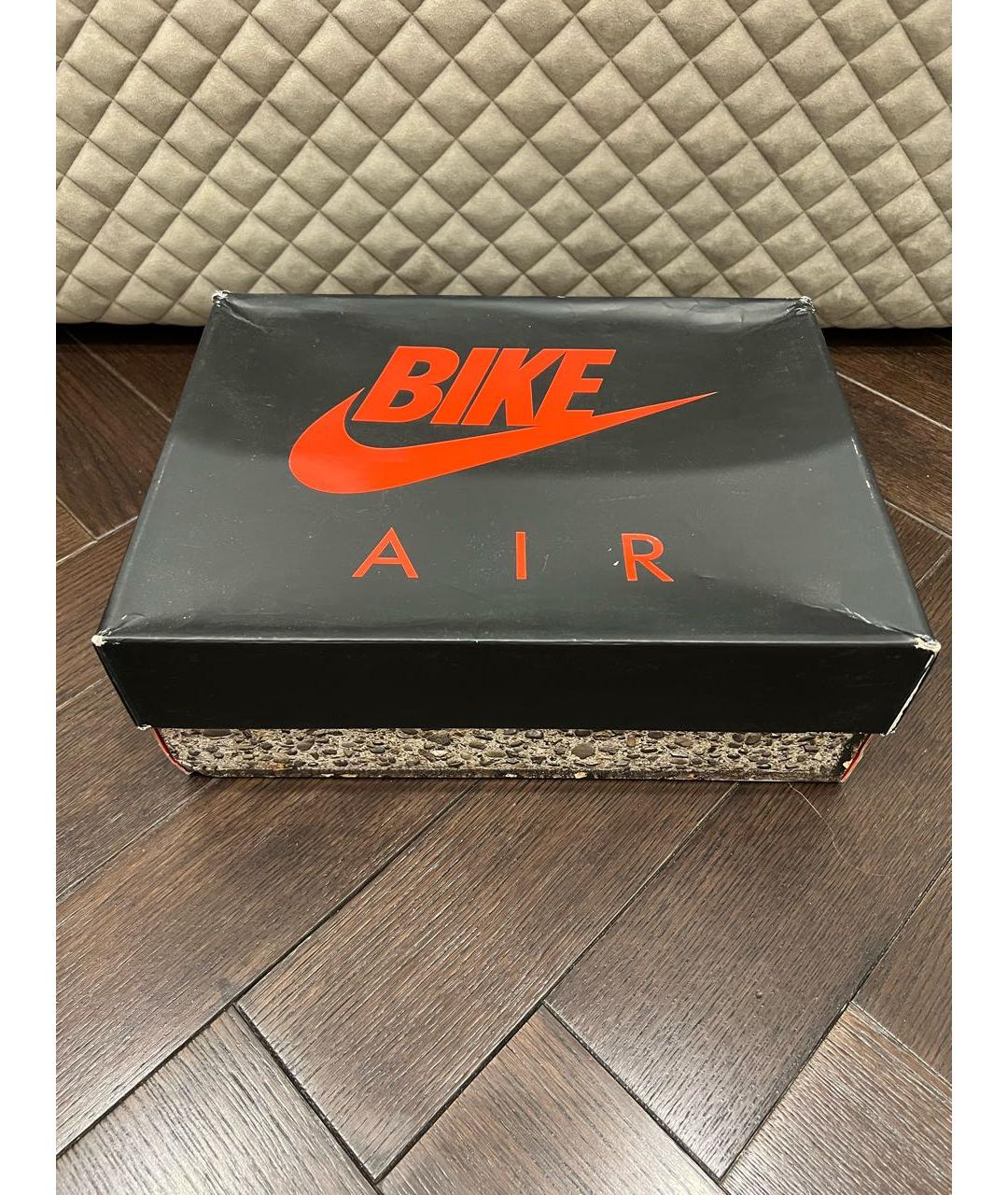 JORDAN Черные нубуковые низкие кроссовки / кеды, фото 6