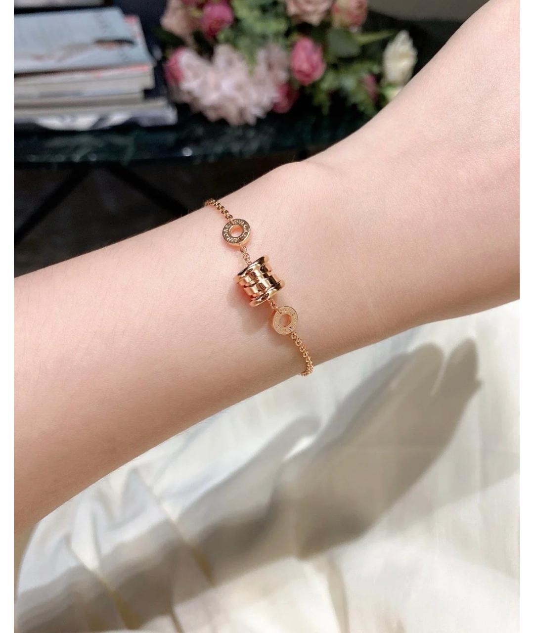 BVLGARI Золотой браслет из розового золота, фото 6